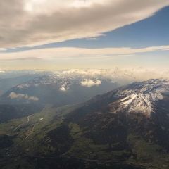 Flugwegposition um 14:17:45: Aufgenommen in der Nähe von Gemeinde Lendorf, Österreich in 4829 Meter